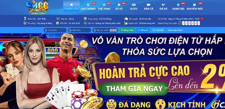 Sm66 có một trang web hoàn toàn mới, các trò chơi slot hoàn toàn mới và các tính năng hoàn toàn mới - Sm66